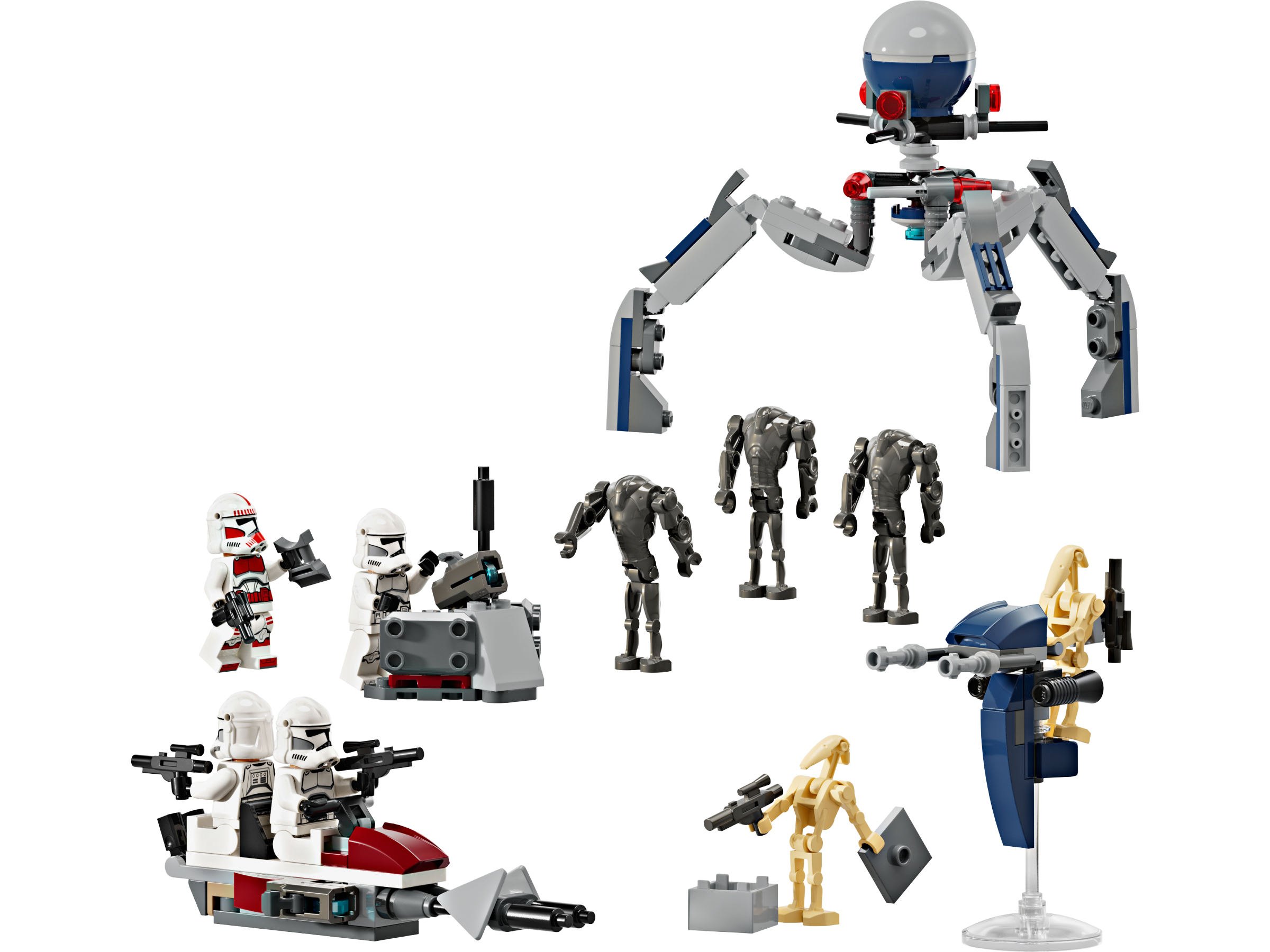 Wallpaper #OzM5M5MBcgDP3FvJG6pK264 Clone Trooper Battle Droid Battle Pack 75372 Star Wars Buy