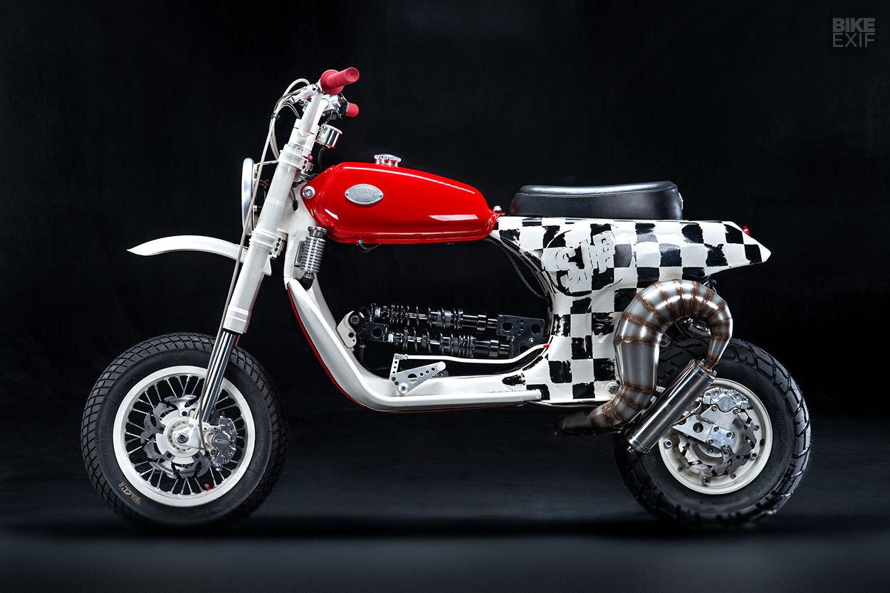 Wallpaper #wuqLUpMBlwTYPL18Cgn-303 Butchered an Insane Custom Vespa Scooter from Russia Bike Exif