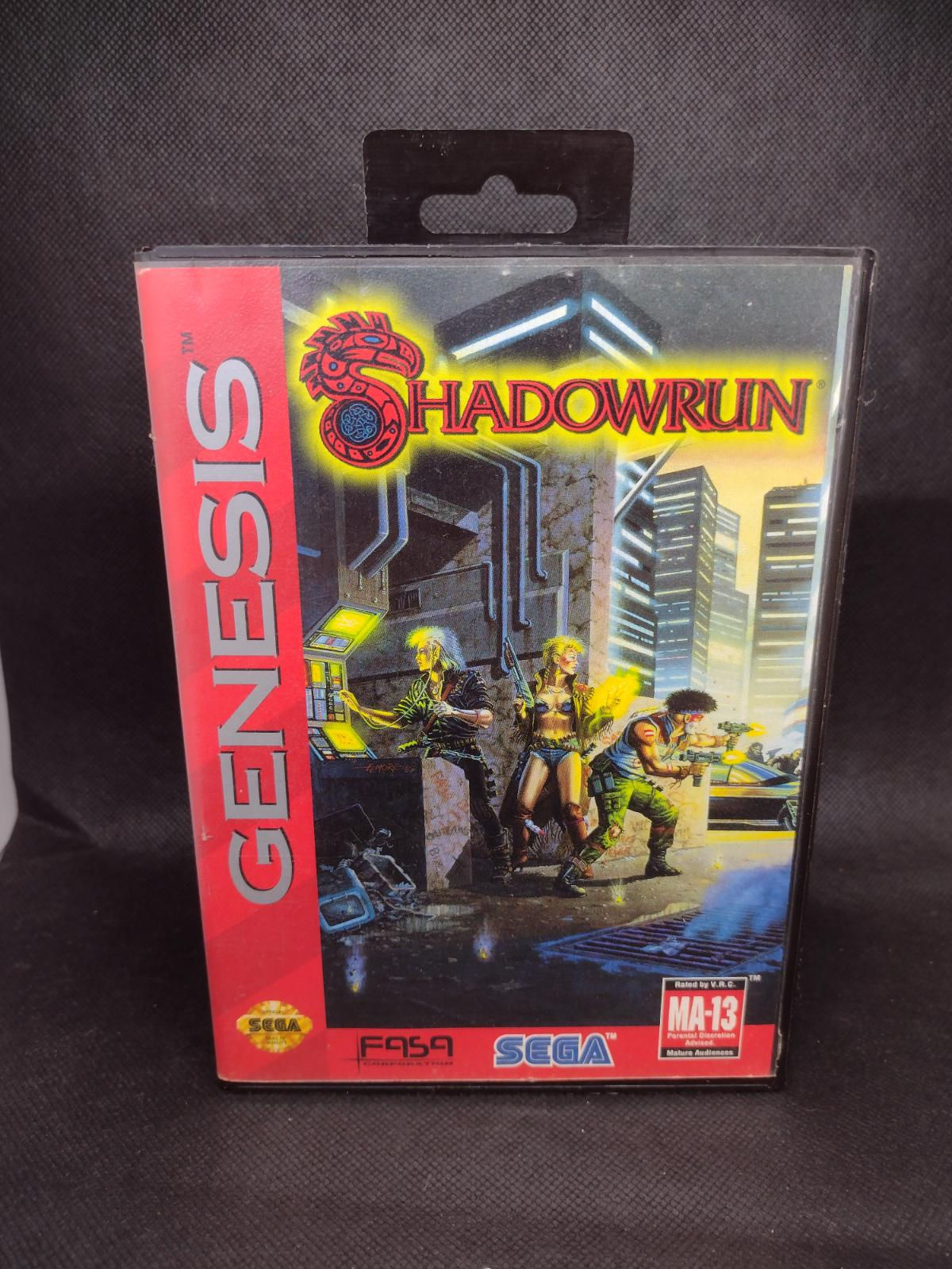 Wallpaper #lhVkNpMB-CQNECa2xScY24 Shadowrun Item Box and Manual Sega Genesis
