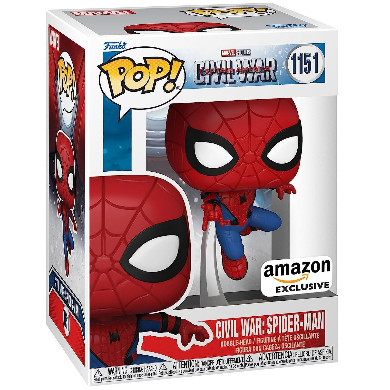 Wallpaper #_aV-OJMBVBiSkHCa5Y3h10 Funko Pop Captain America Civil War Build a Scene Spider Man Amazon