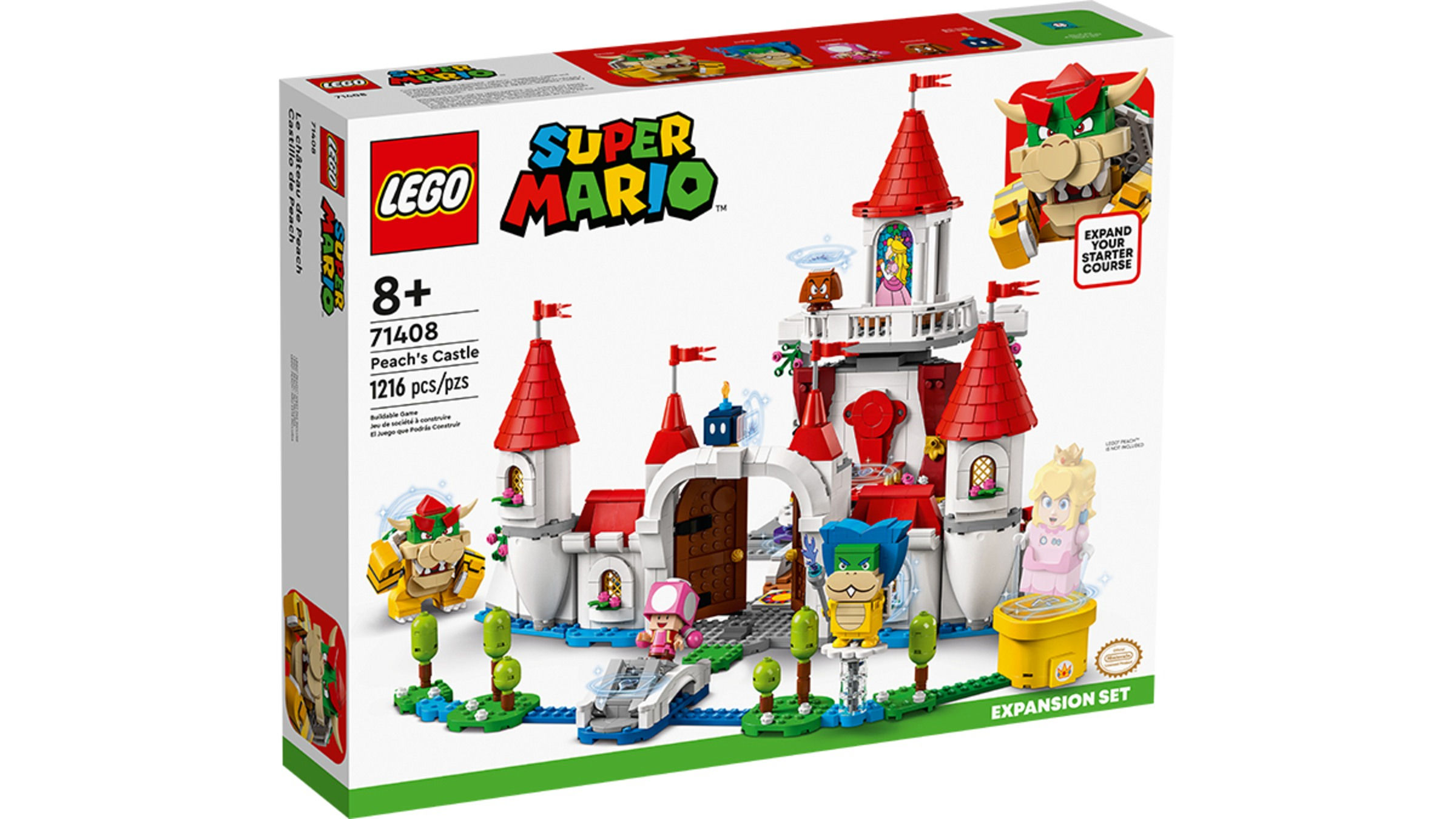 Wallpaper #Kx3VLZMBlOZrFDOkdNK032 Lego Super Mario Peachs Castle Expansion Set Nintendo Official Site