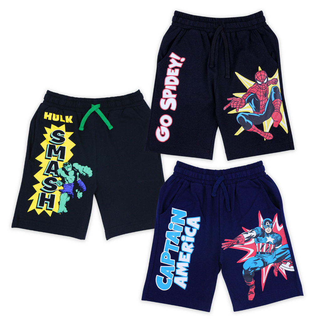 Wallpaper #bWfV9JIBSpphPi3-KHy4323 Marvel Boy Shorts Hulk Captain America Spider Man Hero Authentic