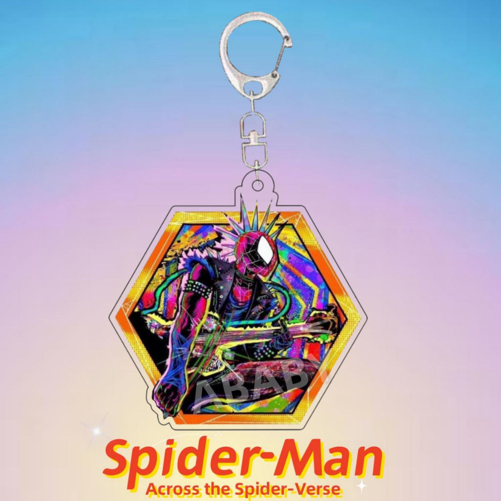 Wallpaper #K-o8V5MBlwTYPL18WxEs187 Spider Man Parallel Universe Cross Universe Gwen Miles Couple Key Chain