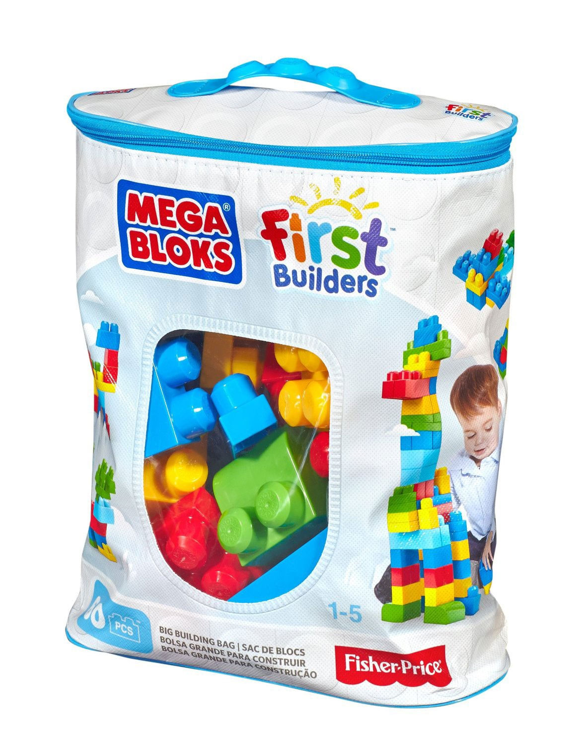 Wallpaper #634d6 Mega Bloks First Builders Big Building Bag with Big Building Blocks