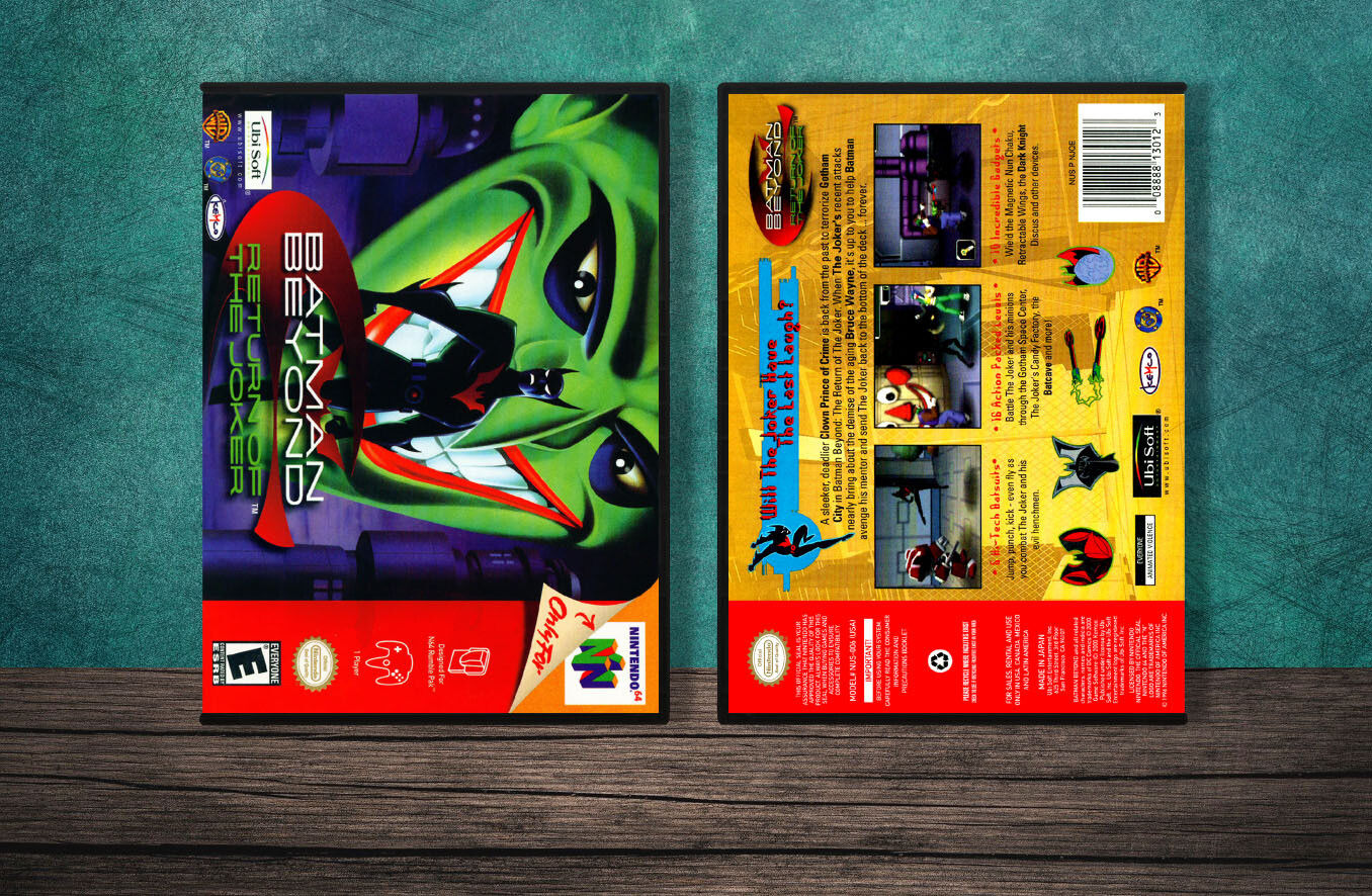 Wallpaper #zWcp-JIBSpphPi3-2Ig823 Batman Beyond Return of the Joker N64 Video Game Case