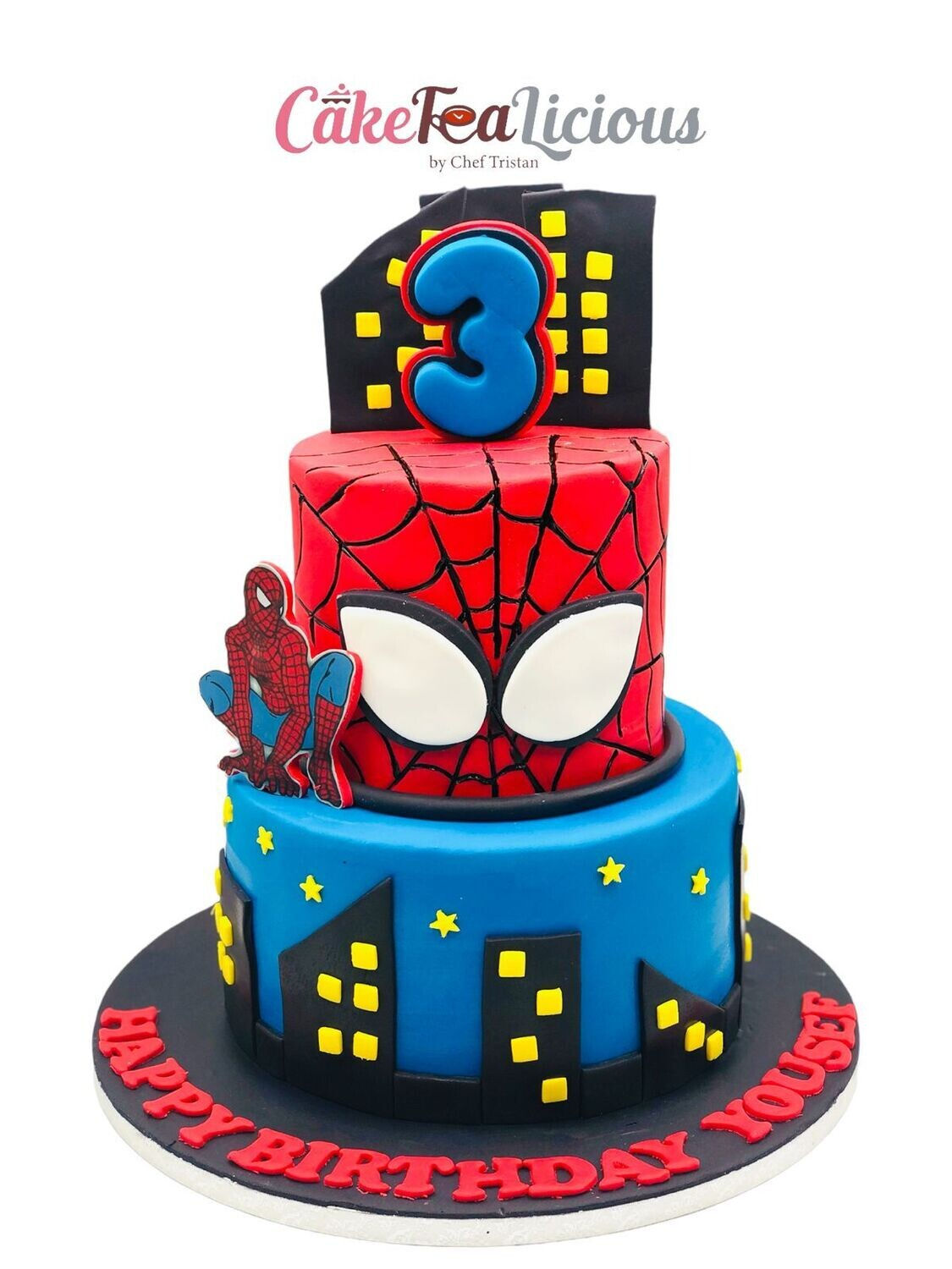 Wallpaper #KqUiMpMB0vj5YdARn9Mc44 Spiderman Theme Cake