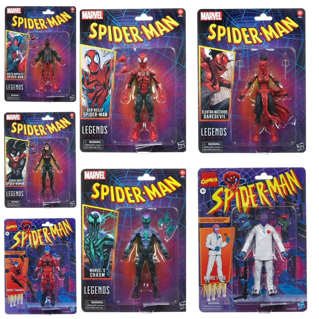 Wallpaper #rfTZOpMBKFX8bn3ryHn5313 Pre Order Marvel Legends 6 Spider Man Retro Wave 3 Set of 7 Action