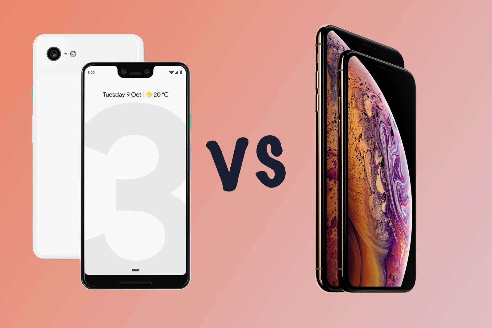 Wallpaper #XGgzFJMBSpphPi3-ywOK94 Google Pixel 3 vs 3 Xl vs iPhone Xs vs iPhone Xs Max