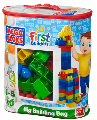 Wallpaper #634d6 Mega Bloks First Builders Big Building Bag with Big Building Blocks