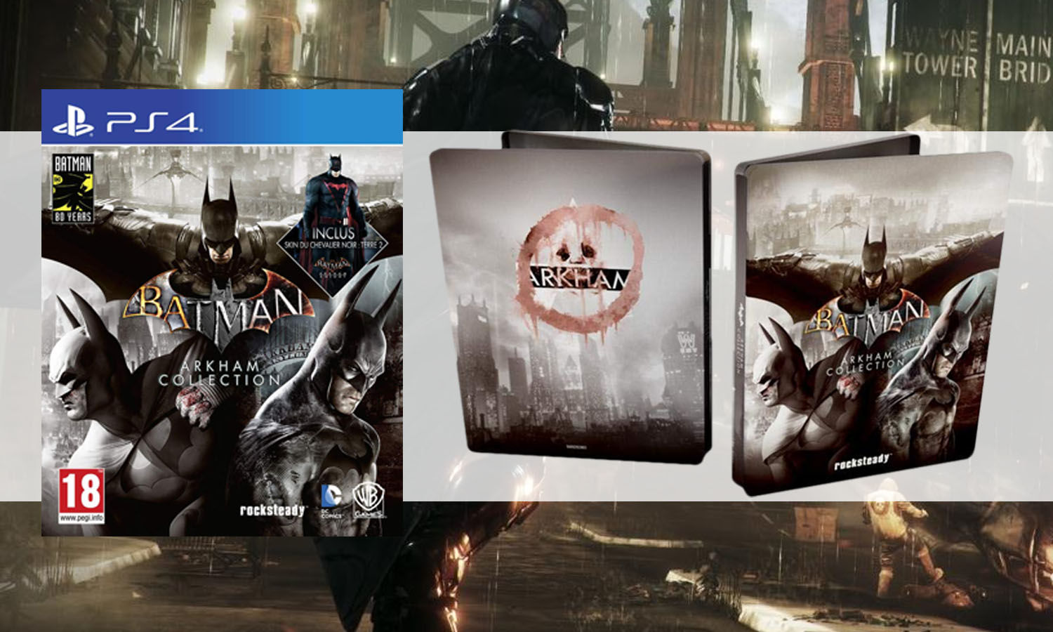 Wallpaper #1kDlL5MBJhL2WPbaVb6h18 Batman Arkham Collection PS4 Les Offres Chocobonplancom
