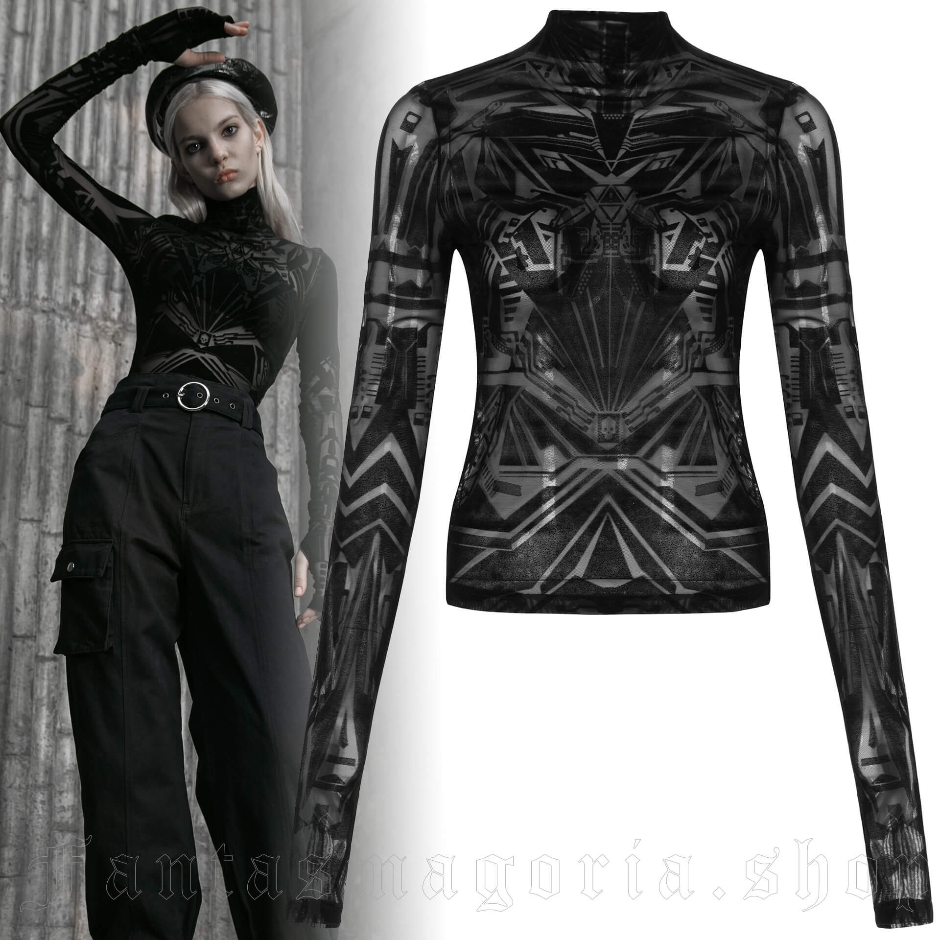 Wallpaper #PPtihJcBx-Hc5Y204K-u85 Cyber Goth Clothing for Men