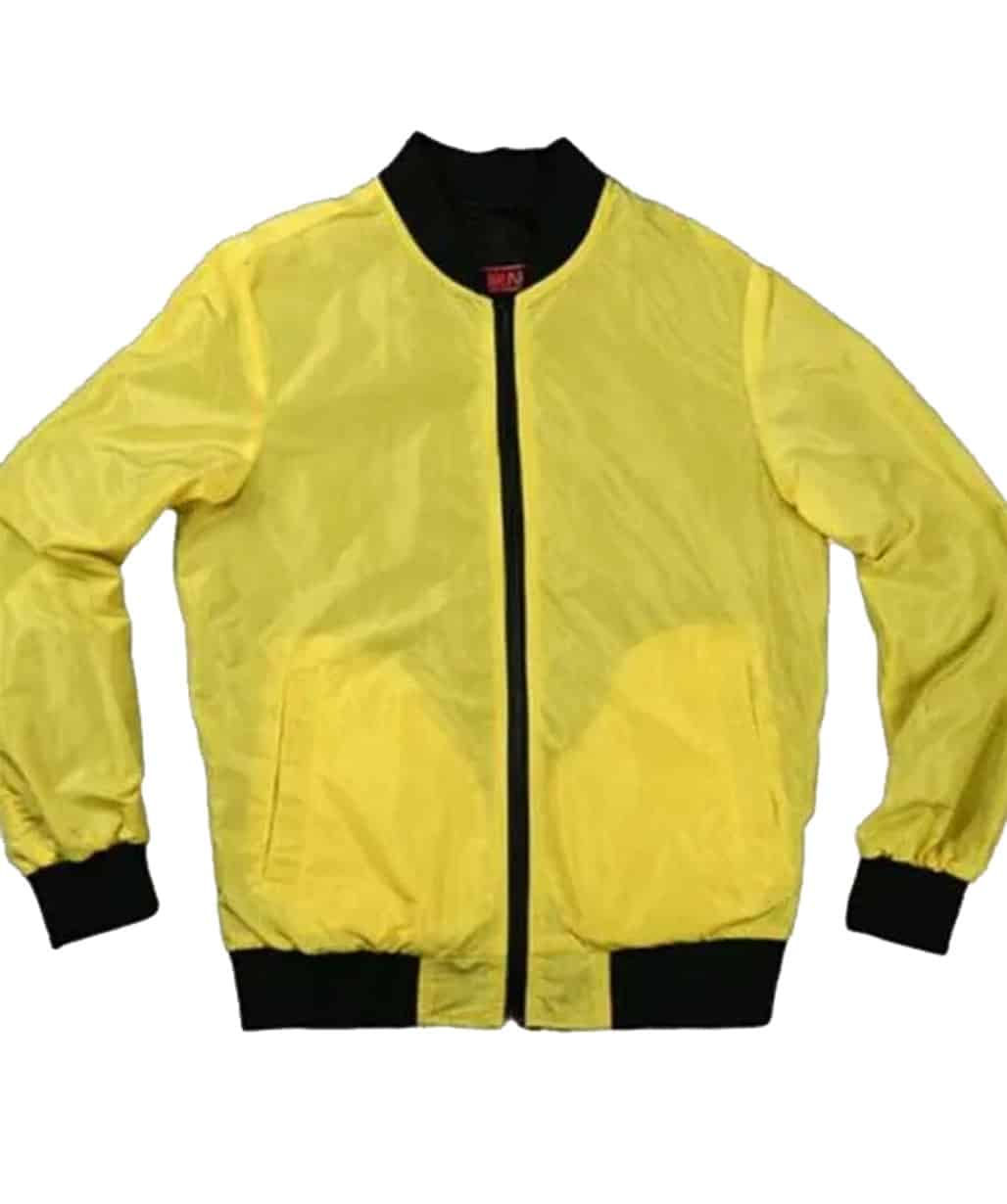 Wallpaper #WWh6GZMBSpphPi3-ThfJ184 Cyberpunk 2077 Bomber Yellow Jacket USA Leather Factory