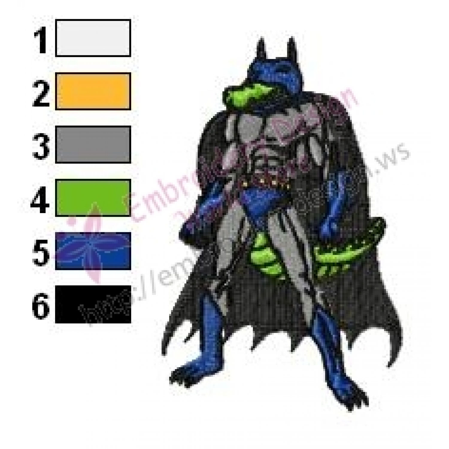 Wallpaper #z2iuJJMBSpphPi3-ijlY109 Gator Batman Embroidery Design