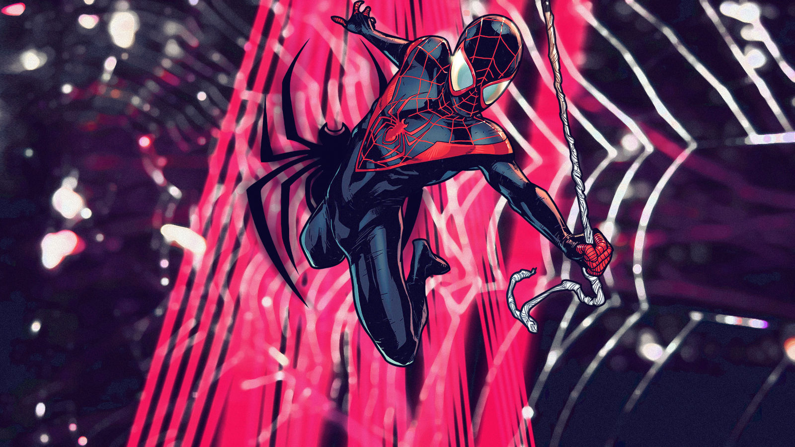 Wallpaper #t3098I4Bnwiau_P6TQUg30 Ultimate Spider Man Miles Wallpaper by Squiddytron on Deviantart
