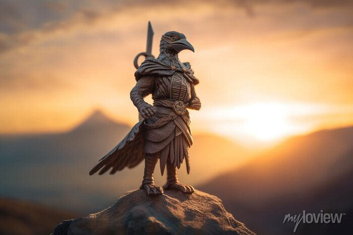 Wallpaper #nbjR25IBJvJKYCmEbvi_372 AI Generated Epic Dnd Paladin Aarakocra Bird Character from Adesivos