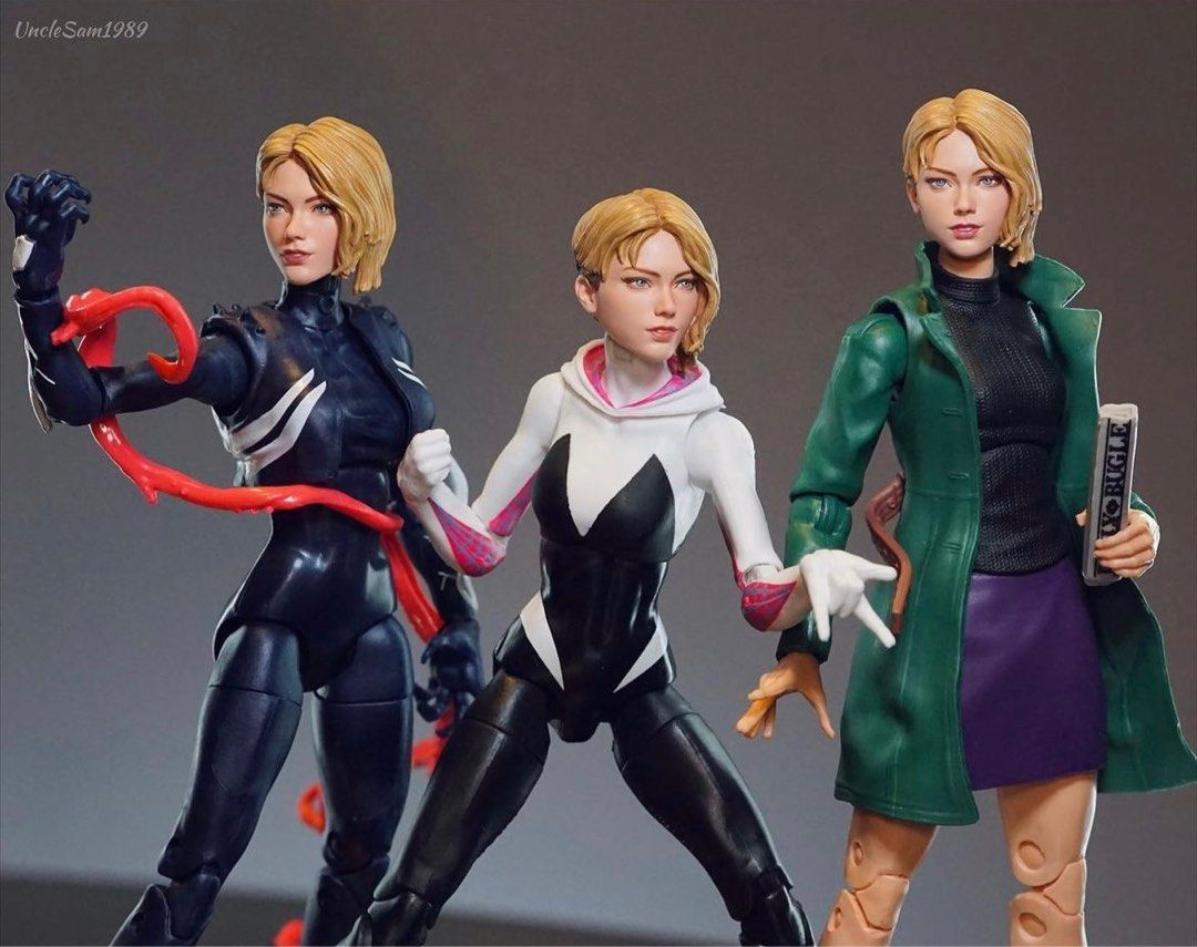 Wallpaper #rfTZOpMBKFX8bn3ryHn5356 Custom Resin Print Spider Gwen Headsculpt for Hasbro Marvel Legends