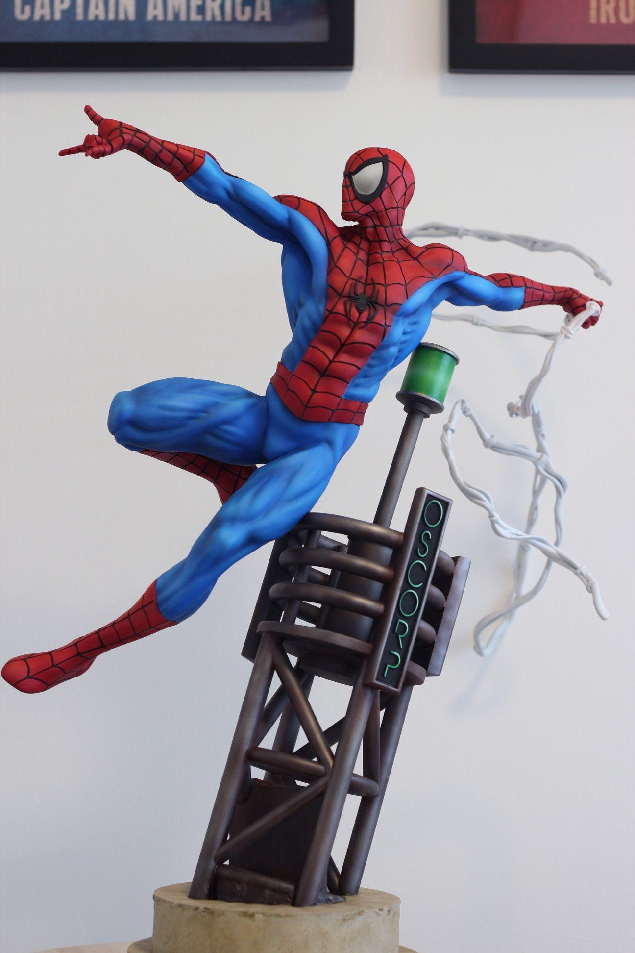 Wallpaper #ghlb_44BtGB6xQ78MkgD28 Custom 14 Erick Sosa Spiderman Spider Man Statue Hobbies Toys Toys