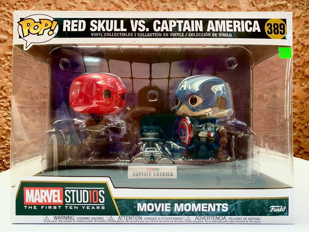 Wallpaper #vWfWEJMBSpphPi3-LPSt296 Marvel Funko Pops Red Skull vs Captain America Movie Moments