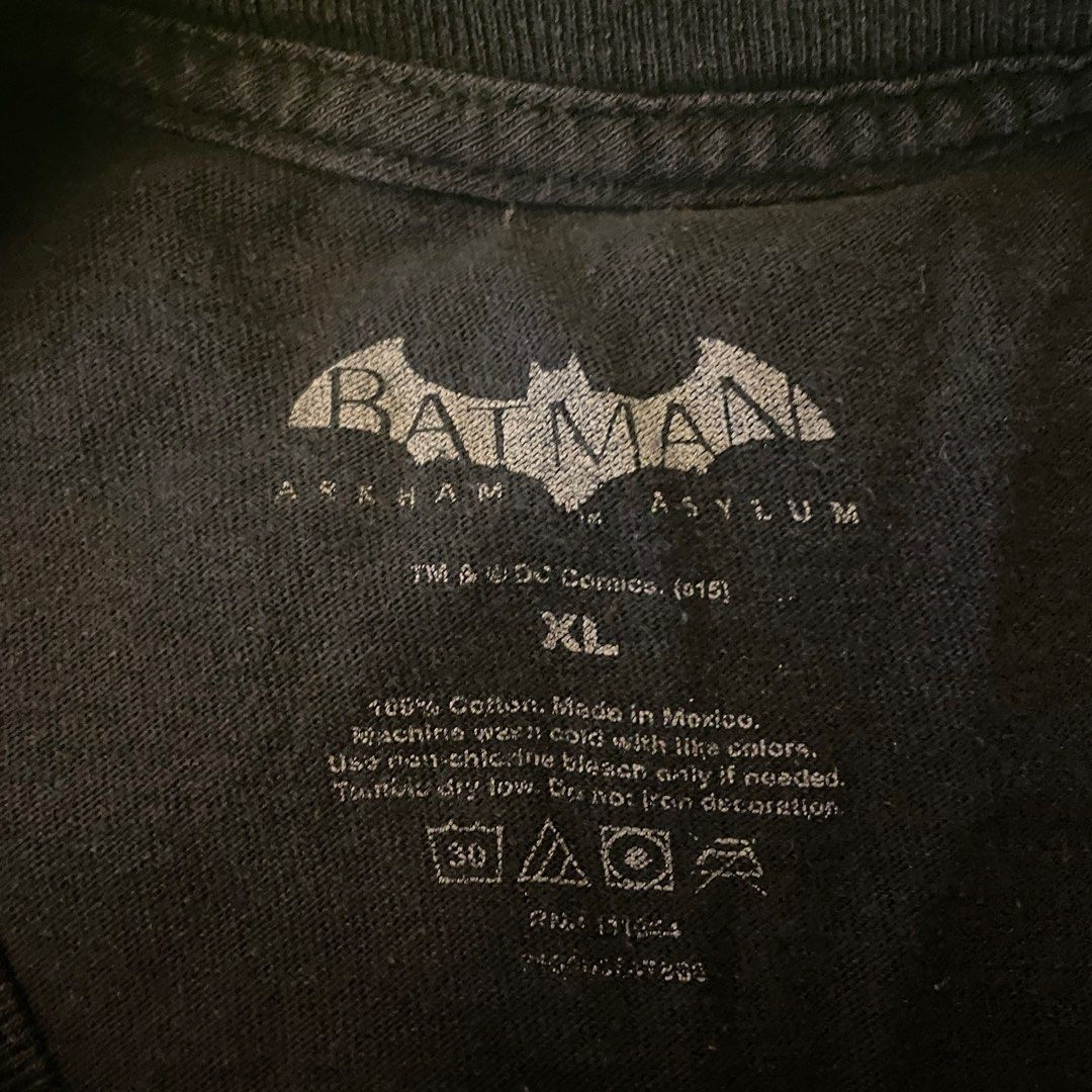 Wallpaper #wD9tPJMBLiIJ4c9OS5GL106 DC Comics Batman Arkham Asylum the Joker Inmate Video Game Promo Tee