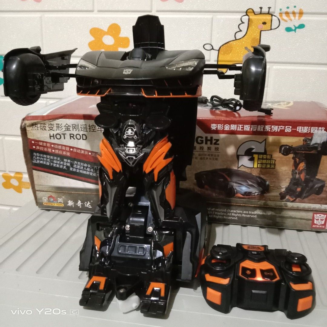 Wallpaper #y2es8pIBSpphPi3-MXHh378 Hasbro Transformers Remote Control Car 24ghz Hot Rod Hobbies Toys