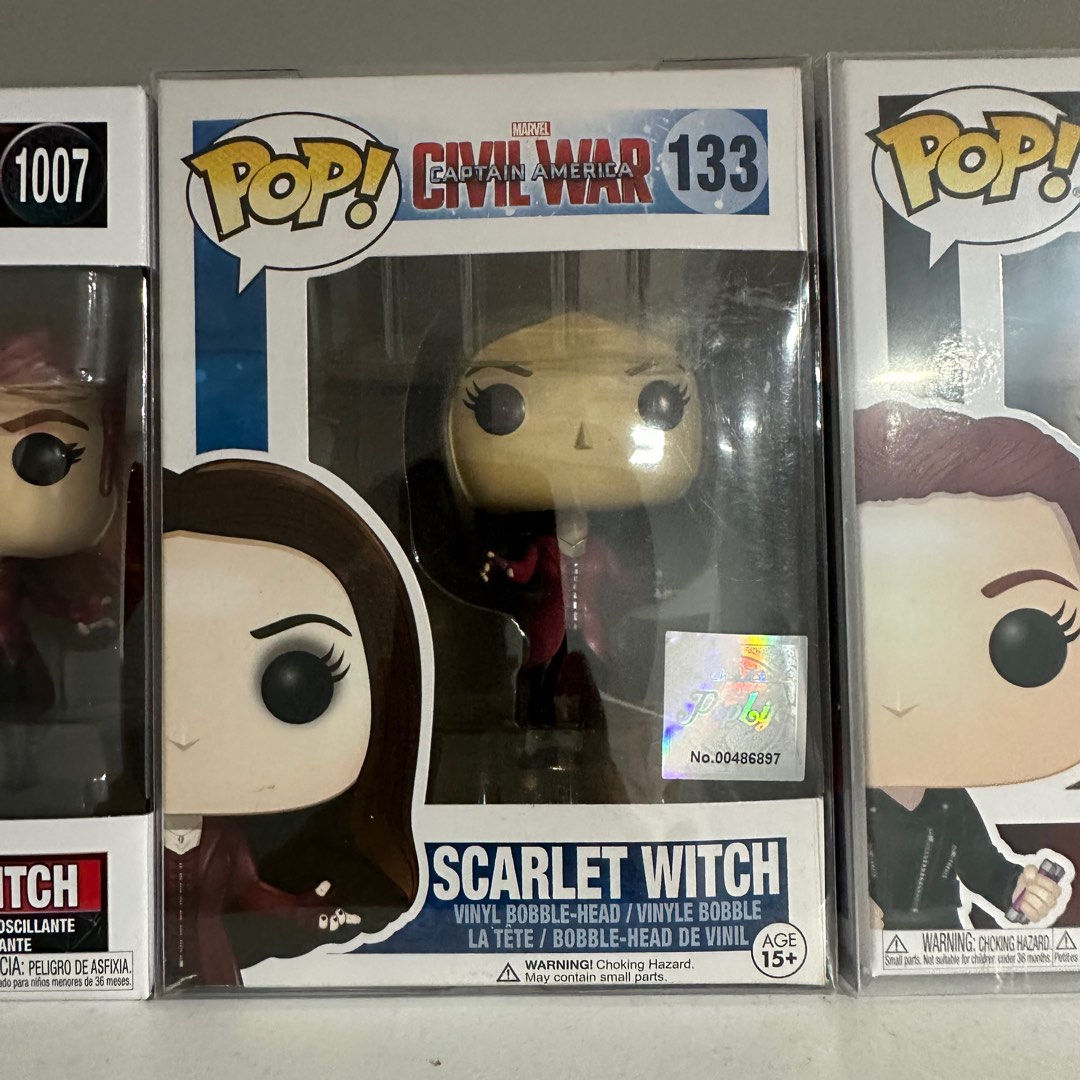 Wallpaper #_aV-OJMBVBiSkHCa5Y3h76 Captain America Civil War Funko Pop Scarlet Witch 133 on Carousell