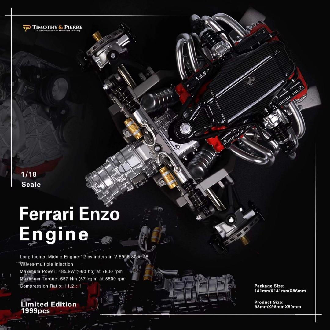 Wallpaper #jn2B8I4Bnwiau_P6pgYE48 118 Ferrari Enzo Engine Timothypierre Hobbies Toys Toys Games