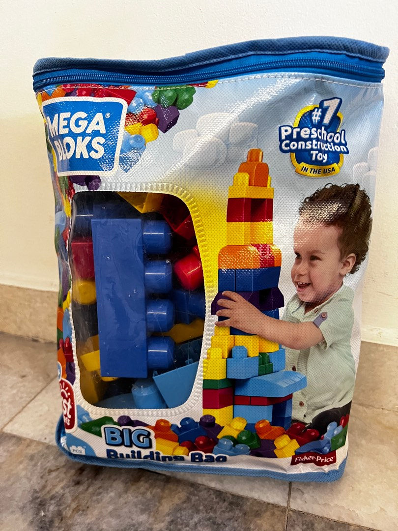 Wallpaper #634d6 Mega Bloks First Builders Big Building Bag with Big Building Blocks