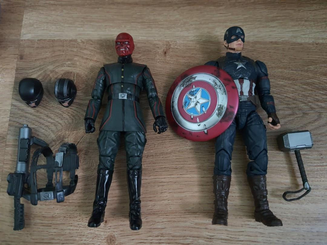 Wallpaper #2nQpw44B_8f4nGFaL2-M57 Marvel Legends Worthy Captain America Red Skull Set Hobbies Toys