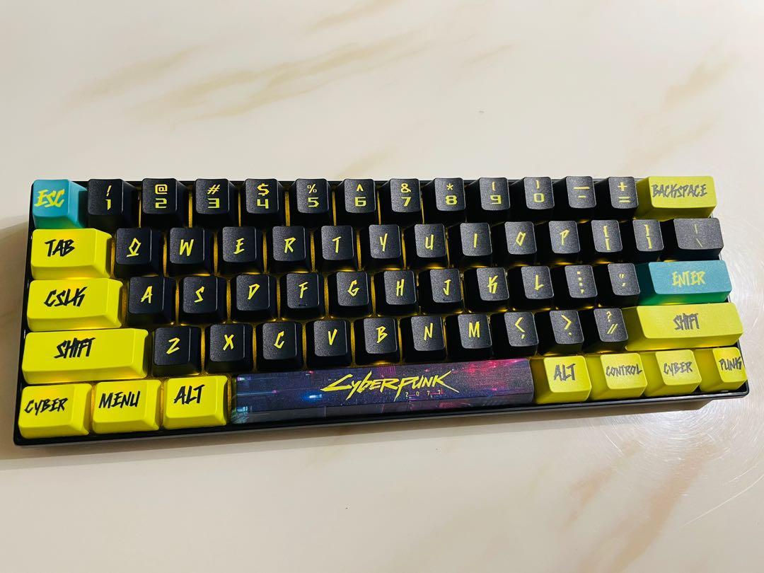 Wallpaper #I6WROJMBVBiSkHCaw44065 Rk61 Wireless Keyboard with Cherry Blue Switch Come with Cyberpunk Pbt