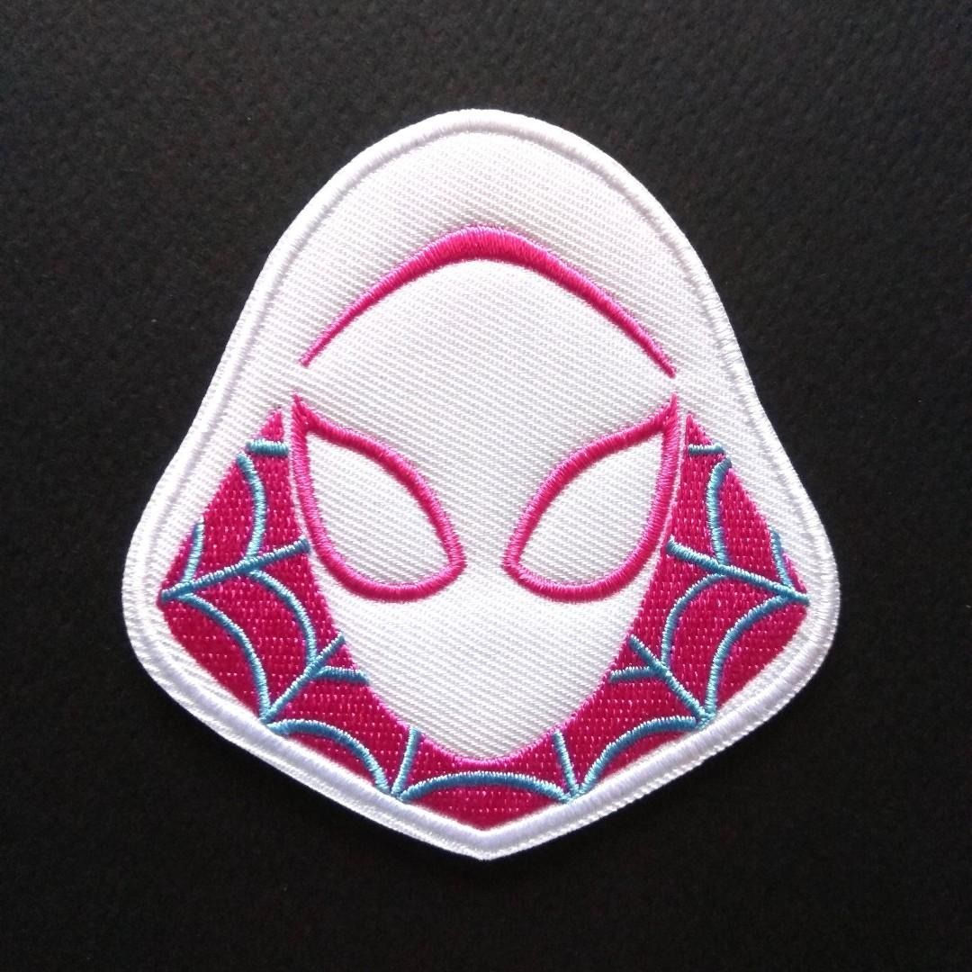 Wallpaper #a_RNOpMBKFX8bn3rUnhb157 Spider Gwen Stacy Logo Emblem Iron on Patch Hobbies Toys Stationery