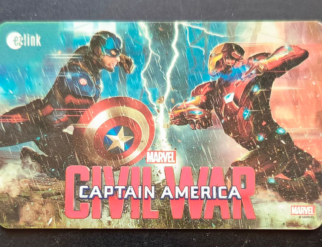 Wallpaper #nf-5aZMB3lSXT3zUSeUO183 Avengers Civil War Ezlink Card Hobbies Toys Collectibles