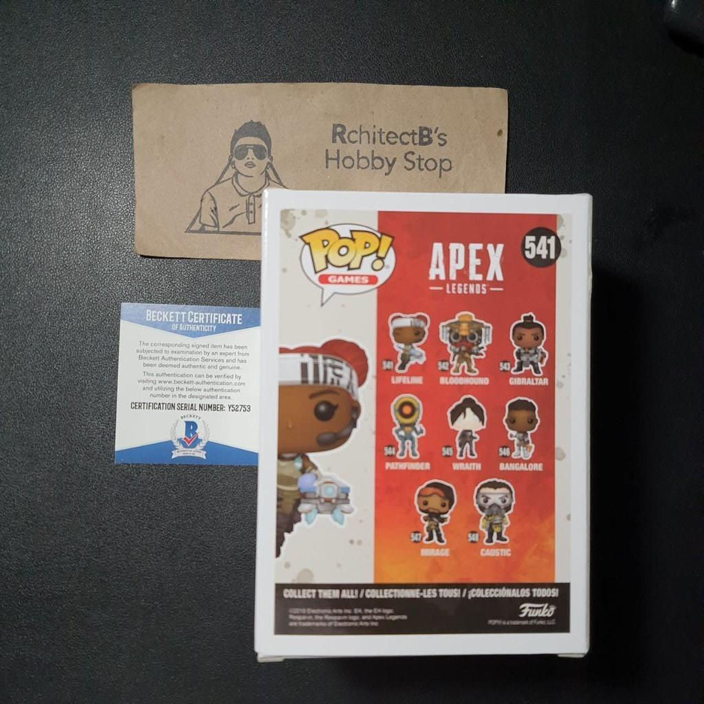 Wallpaper #4jVykpcBk_lpvpalj5QR21 Apex Legends Signed Lifeline Funko Pop Og W Beckett Certificate