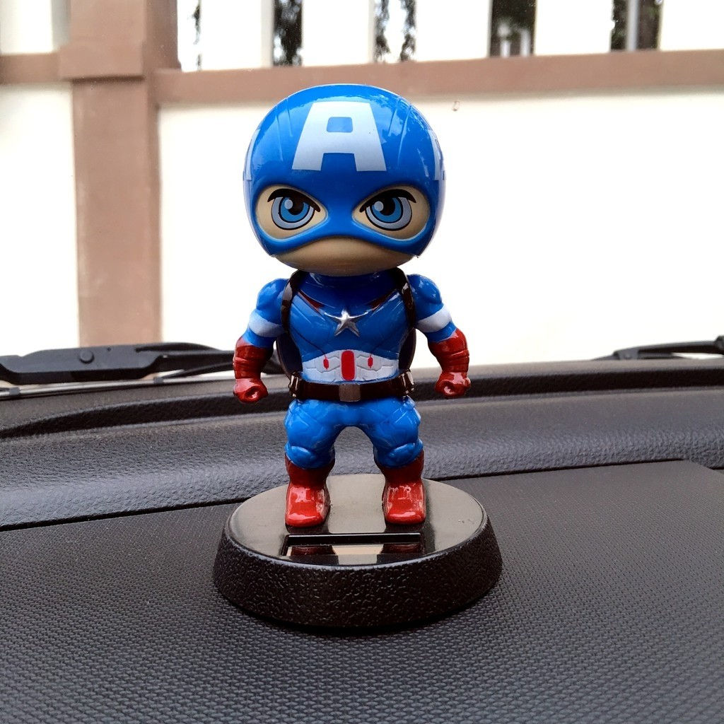 Wallpaper #a1I-NpMBMJD5Jq7_9wmI49 Captain America Solar Panel Bobble Head Hobbies Toys Toys Games