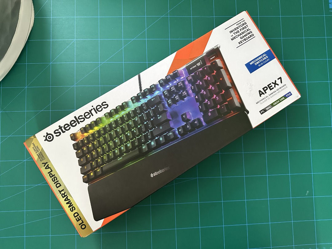 Wallpaper #NWdfA5MBSpphPi3-7LNJ294 Steelseries Apex 7 Mechanical Gaming Full Keyboard Blue Clicky Switches
