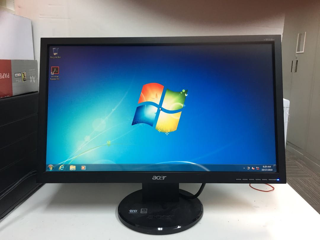 Wallpaper #lWfu7ZIBSpphPi3-EVoJ303 Acer Lcd Monitor V203h Computers Tech Parts Accessories Monitor