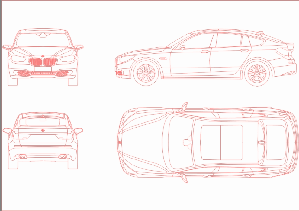 Wallpaper #2rir3JIBJvJKYCmEc_zi354 BMW 5 Series GT in Autocad Download Cad Free 41046 Kb Bibliocad