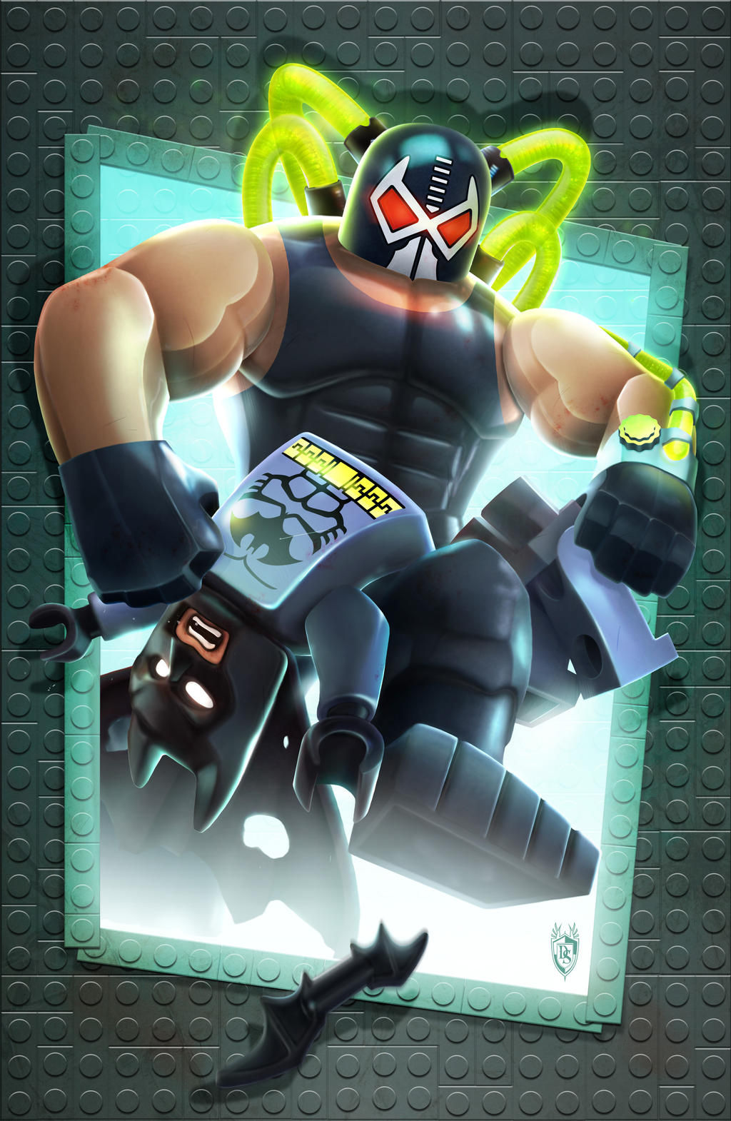 Wallpaper #WSwaSpMB0E1QgA7wsvVO16 Bane Breaks the Bat Lego Version by Fablebound on Deviantart