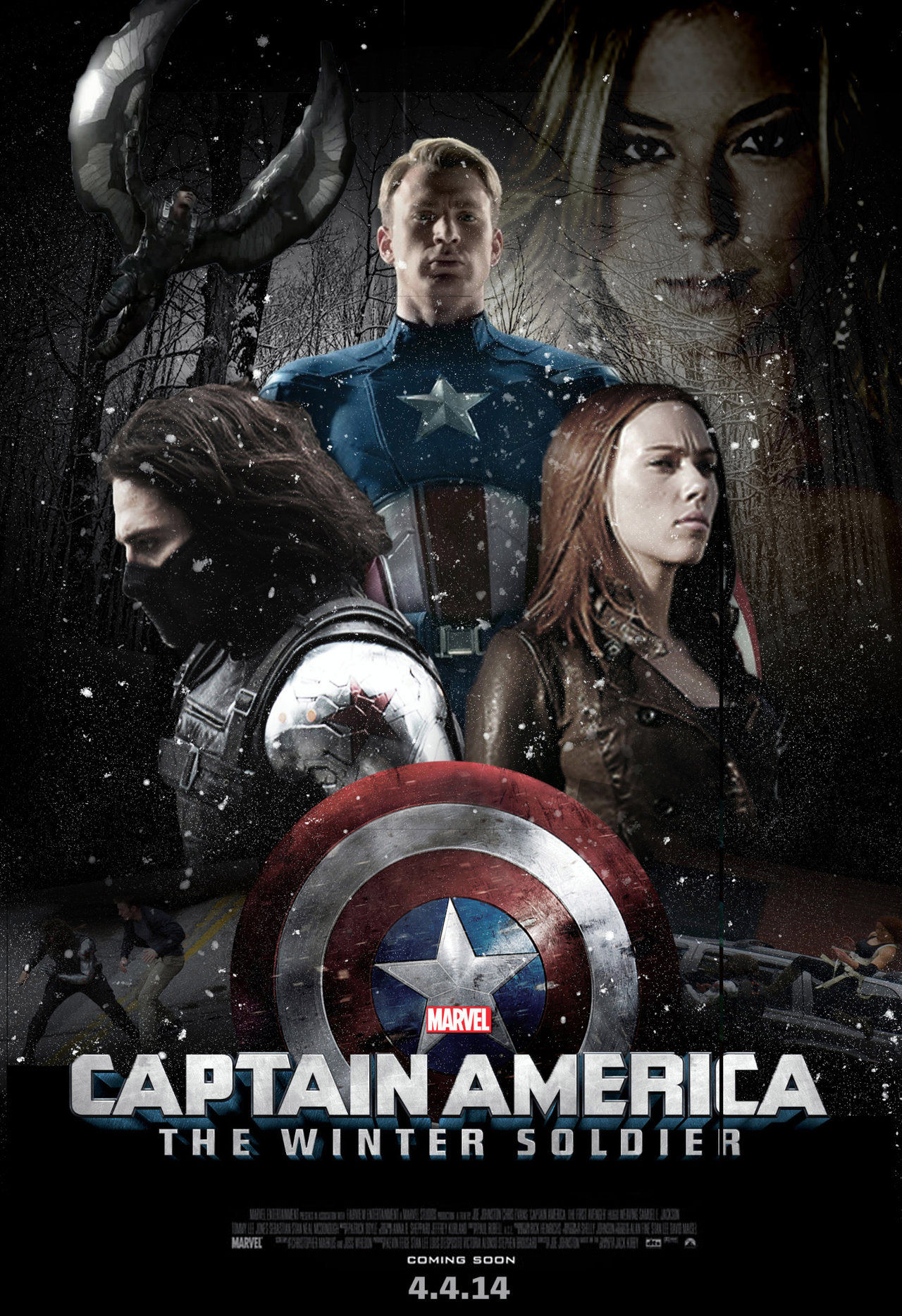 Wallpaper #VDHlNZMB5zzyi_yYsFiQ275 Captain America Winter Soldier Official Poster