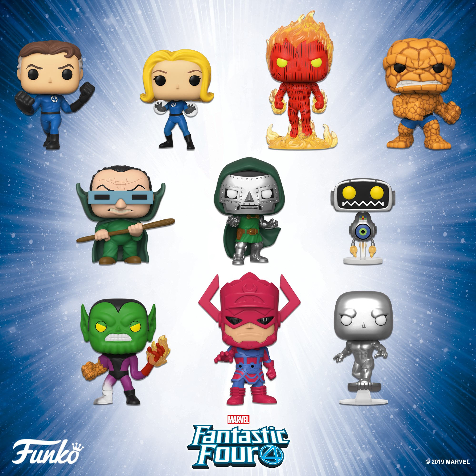 Wallpaper #1qVvOJMBVBiSkHCapo06188 Funko Fantastic Four Pop Vinyls Mystery Minis Up for Order