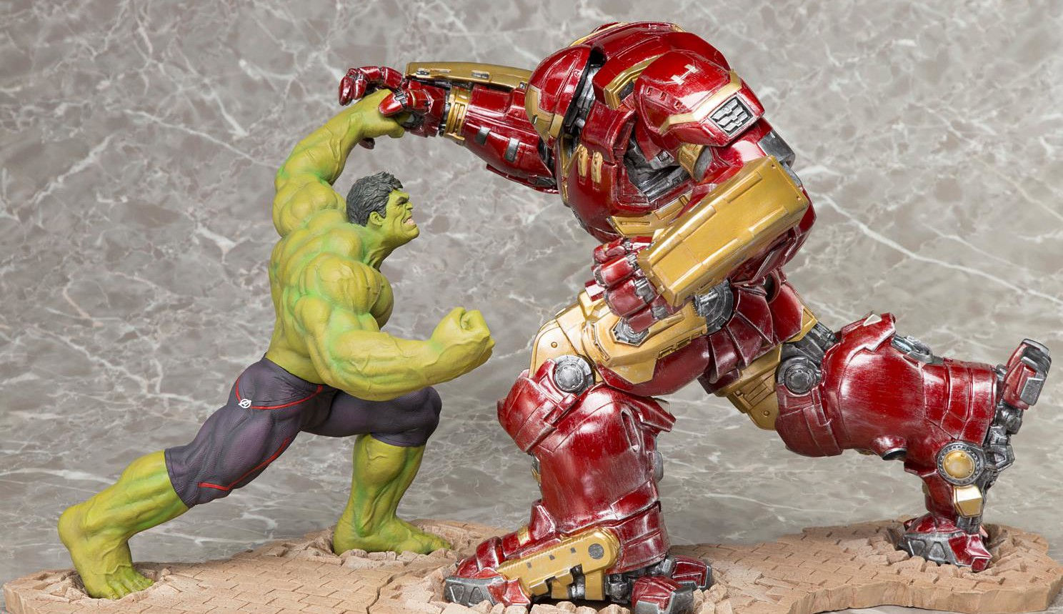 Wallpaper #jWfk_5IBSpphPi3-caRq67 Avengers Hulk vs Hulkbuster Iron Man 2 Estatuas Pvc Escala 110 Kotobukiya