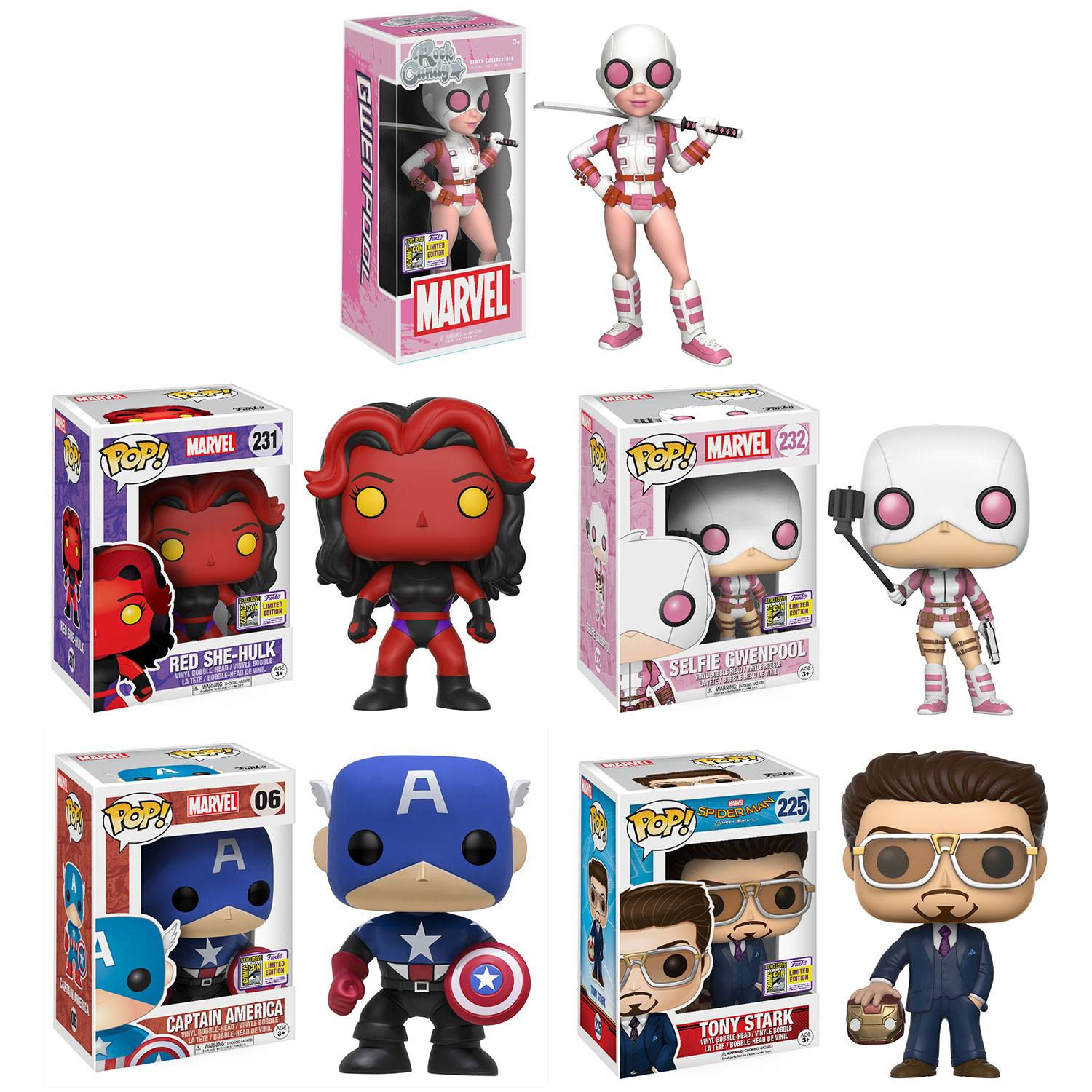 Wallpaper #1qVvOJMBVBiSkHCapo0641 Sdcc 2017 Funko Marvel Pop Vinyls Bucky Cap Red She Hulk Marvel