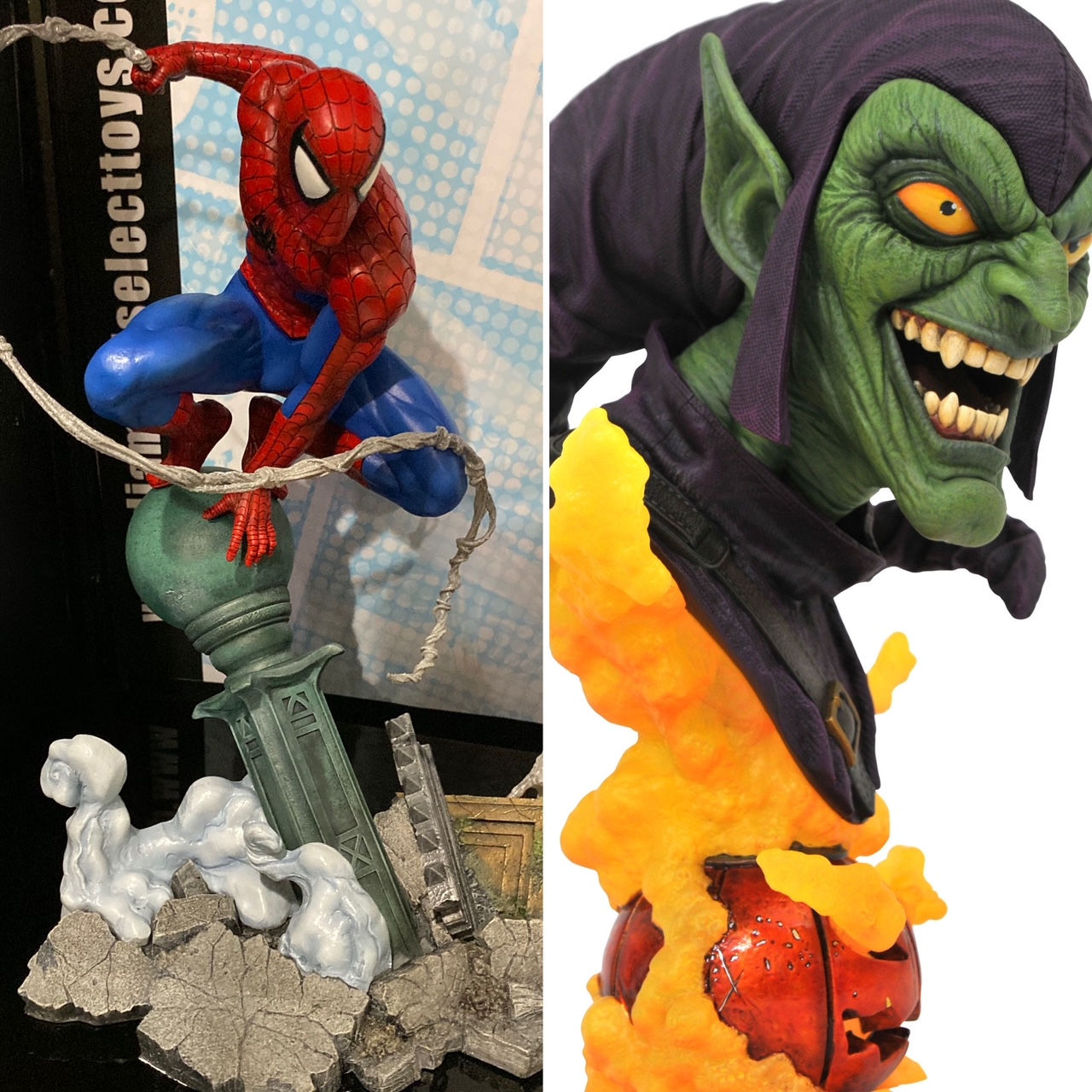 Wallpaper #G1ase5cBsd6xcFiE091J153 Spiderman vs Green Goblin Toys