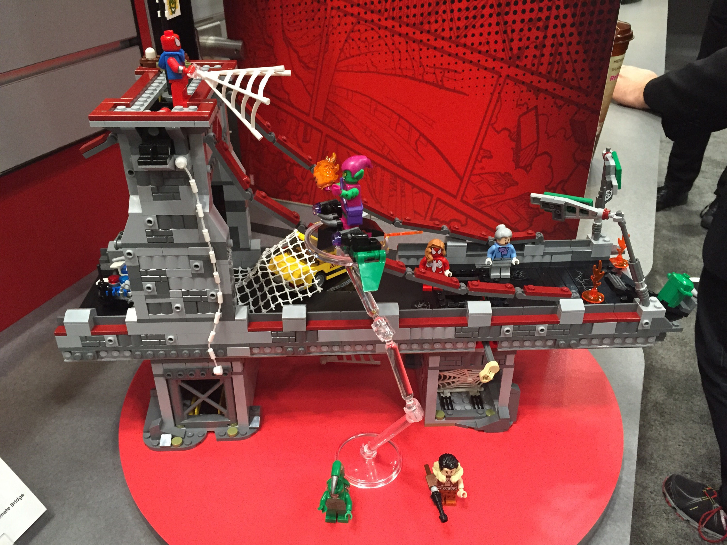 Wallpaper #TWcT_pIBSpphPi3-q55U310 Toy Fair 2016 Lego Marvel Spider Man Bridge Battle Set Marvel Toy News