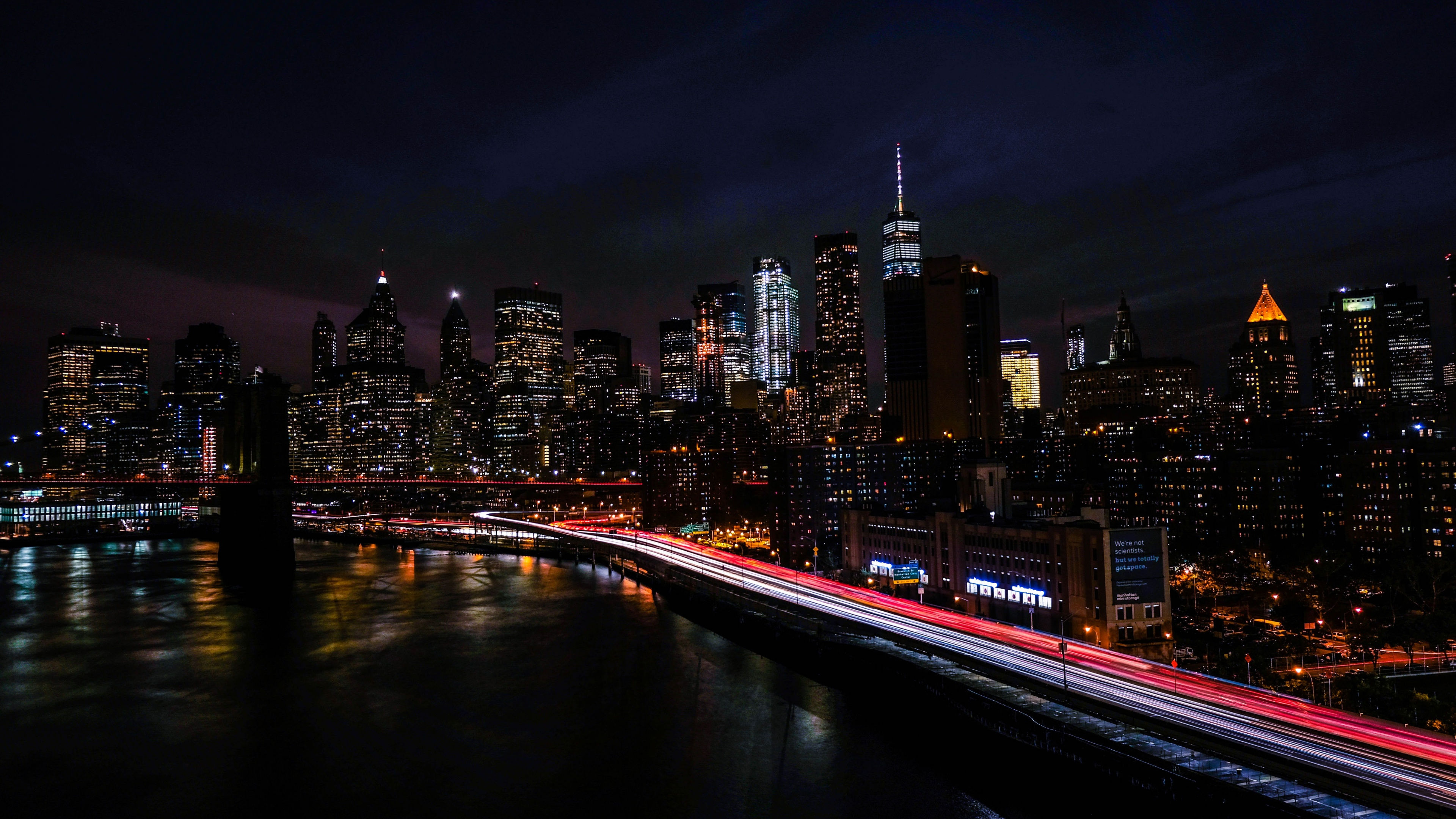 Wallpaper #qRnSJI8BtGB6xQ78FIV-43 New York City Wallpaper 4K Night View Cityscape