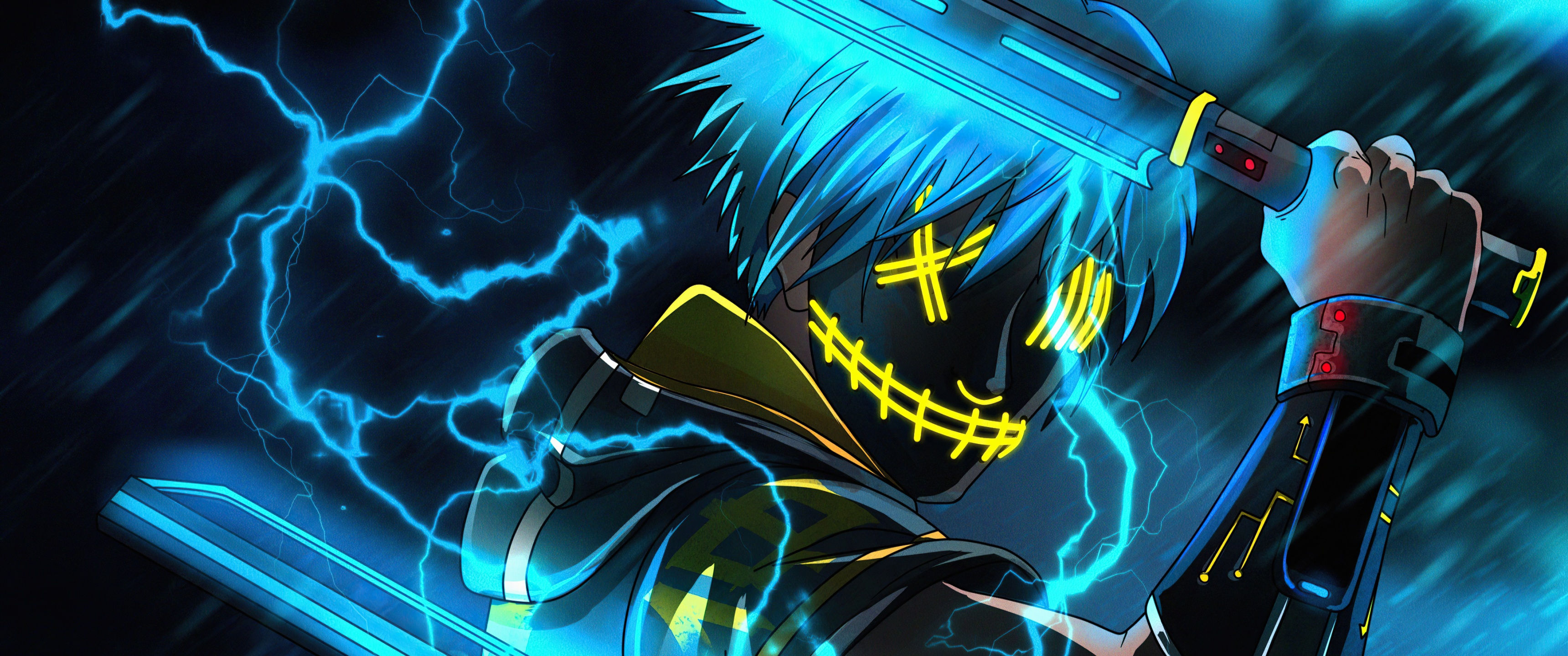 Wallpaper #Fe8FTZMBMN-XEVvVuT-n12 Cyberpunk Wallpaper 4K Ninja Neon
