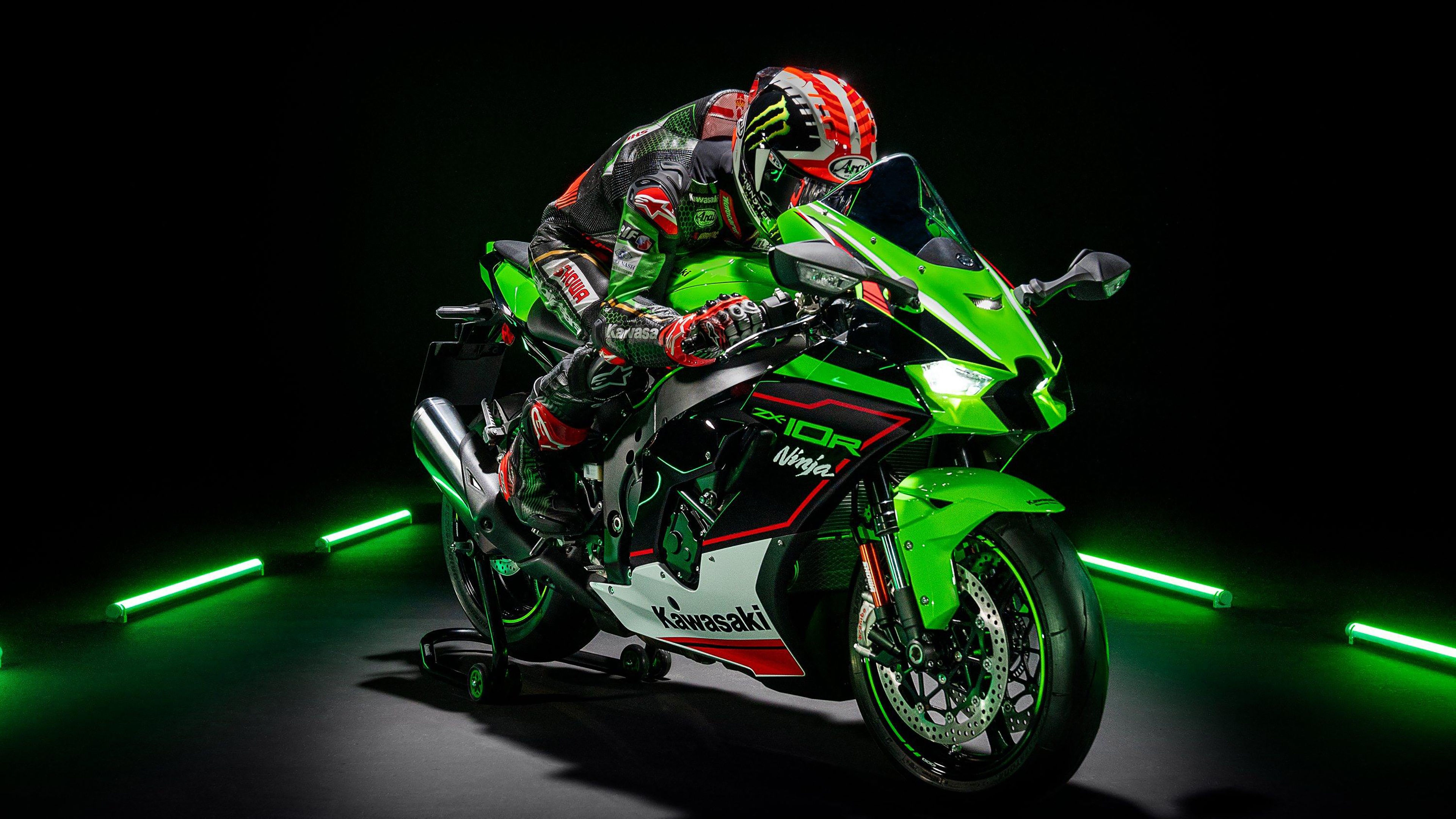 Wallpaper #3mjsFZMBSpphPi3-wAnL18 Kawasaki Ninja Zx 10r Wallpaper 4K Amoled Sports Bikes