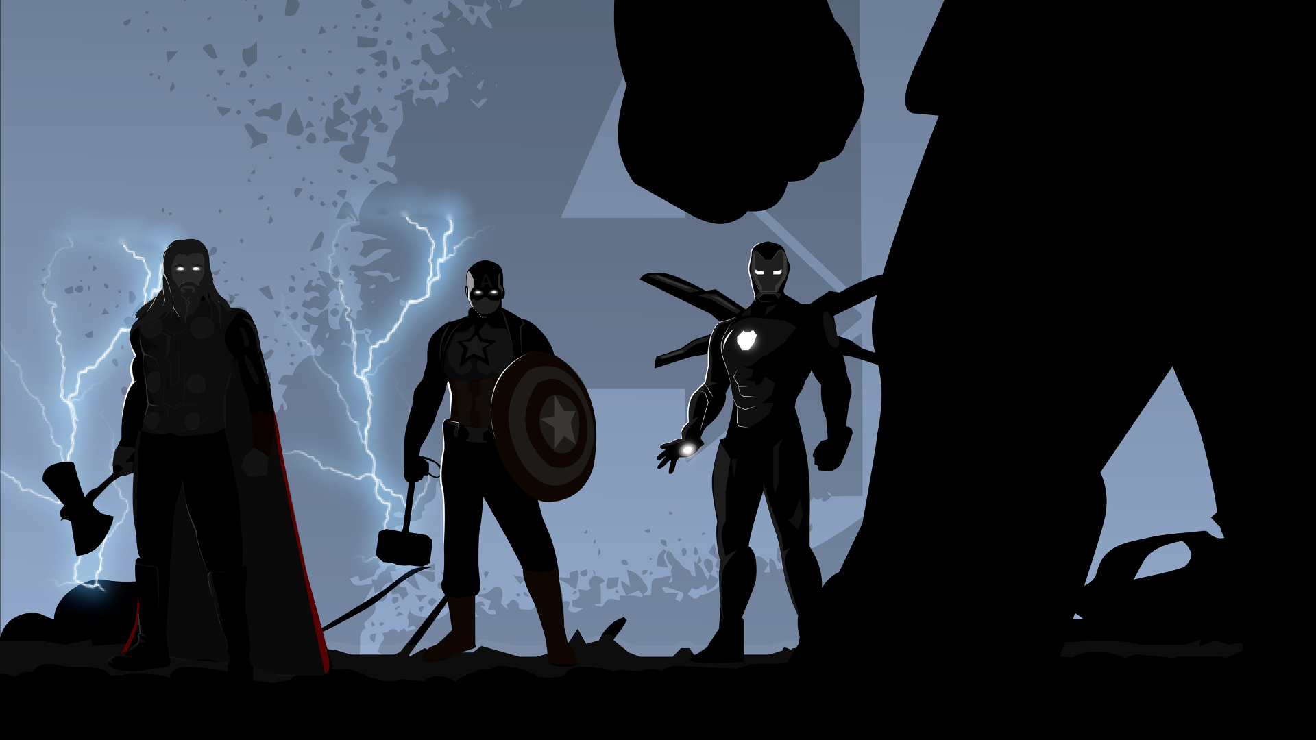 Wallpaper #pXQvwo4B_8f4nGFah26c49 Avengers Endgame Wallpaper 4K Thor Captain America Iron Man