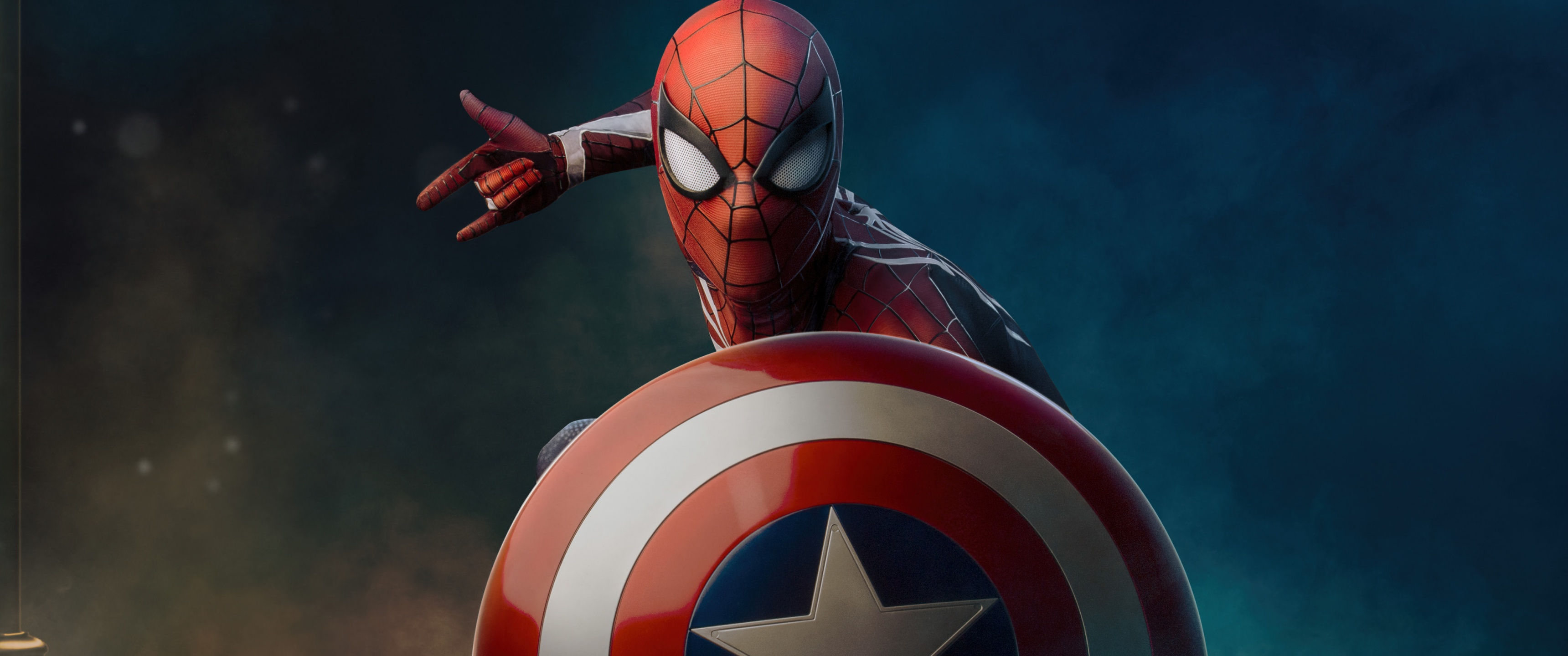 Wallpaper #jn0p8Y4Bnwiau_P6NQg146 Spider Man Wallpaper 4K Captain Americas Shield