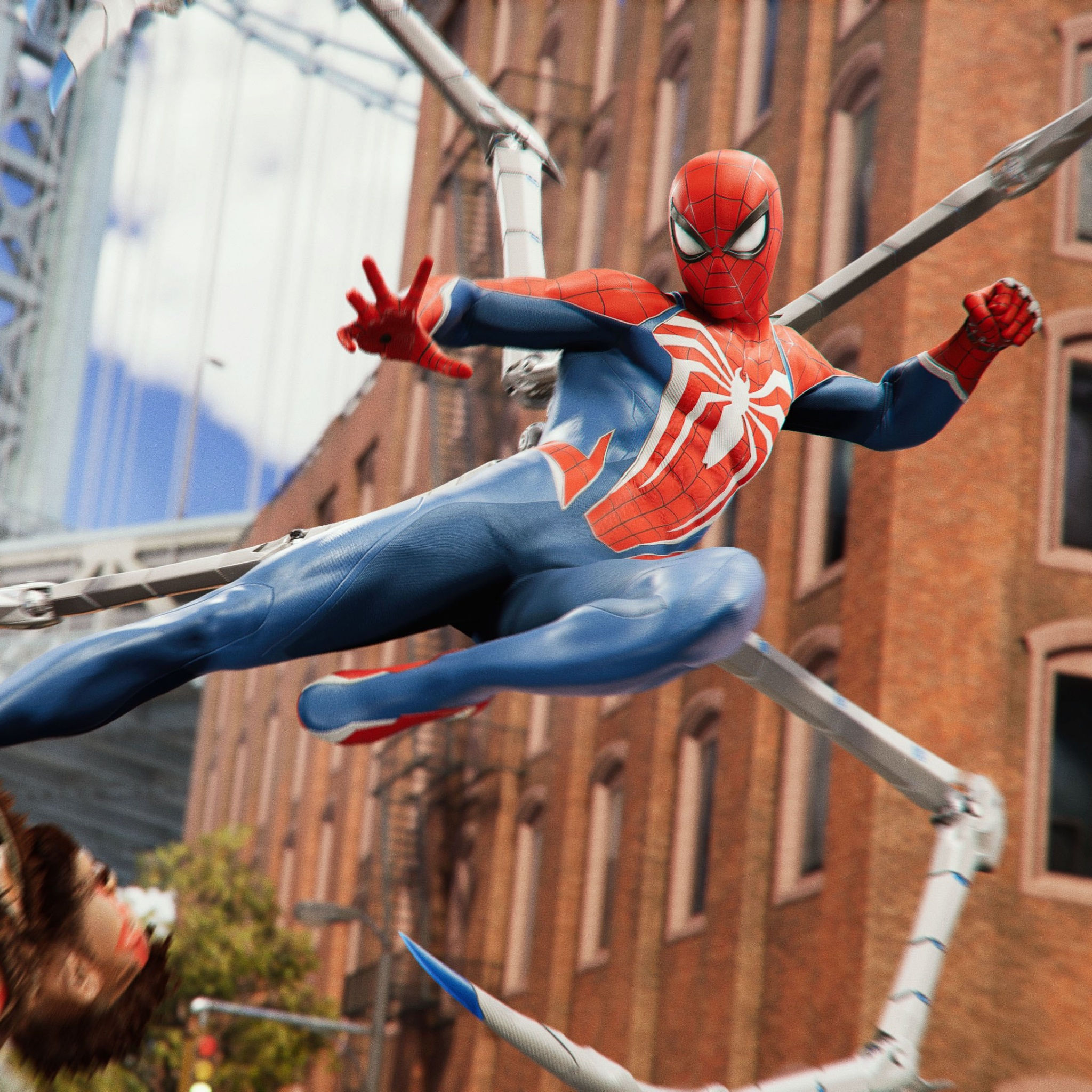 Wallpaper #t-_6S5MBMN-XEVvVqTyE302 Peter Parker Action in Marvels Spider Man 2 4K Wallpaper