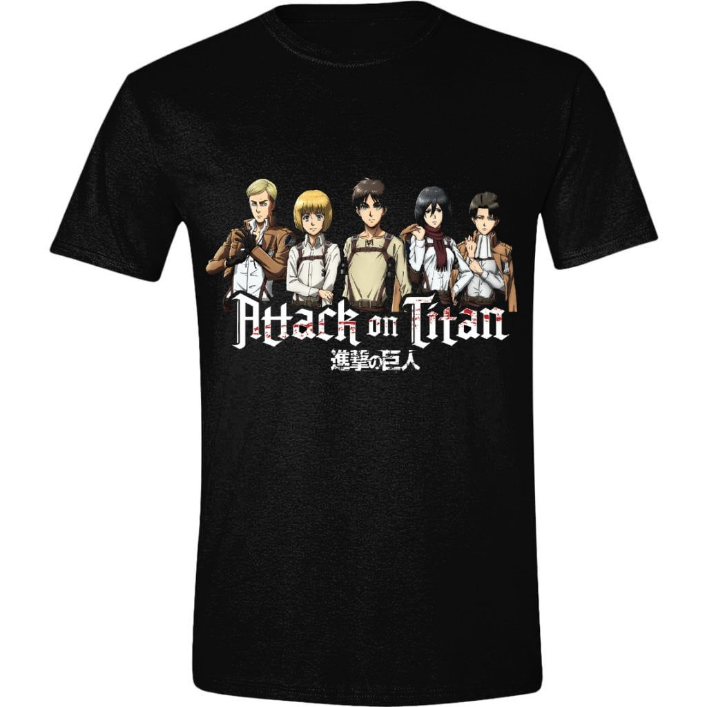 Wallpaper #mDEHNpMB5zzyi_yYg1gY323 Attack on Titan Line Up T Shirt Licensed T Shirts Oddsailorcom